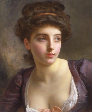 女性の肖像画 アカデミック古典主義 ピエール・オーギュスト・コット Oil Paintings